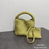 Niche Handwoven Phone and Coin Crossbody Bag: Mother-Child Collection