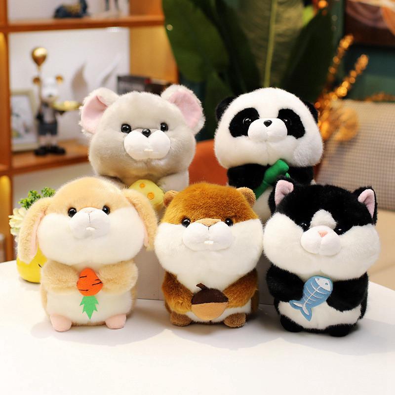 Mini Adorable Plush Animal Dolls For Children With Unique Looks In Various Colors And Materials Soft