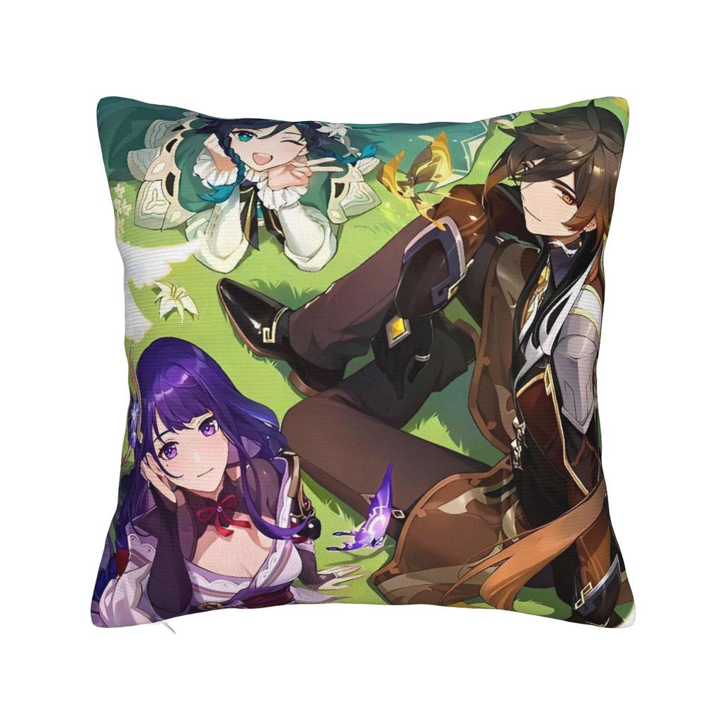 Genshin Impact Klee Pillow Case Comfy Pillow Cover Fashion Pillowcases For Chair Sofa Home Decor