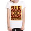 Fratele cel Mare te supraveghează Tricou 1984, Tricou George Orwell, Mărimi Bărbați Femei (BOO-65691)