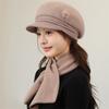 Ladies in the elderly grandma warm fleece thickened middle-aged and elderly mother cold wool hat winter knitted hat