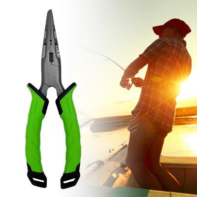 Portable Multifunction Fishing Pliers Ergonomic Handle Ring Opener PE Line Cutter Hooks Remover Fishing Line Scissor Fishing Accessories