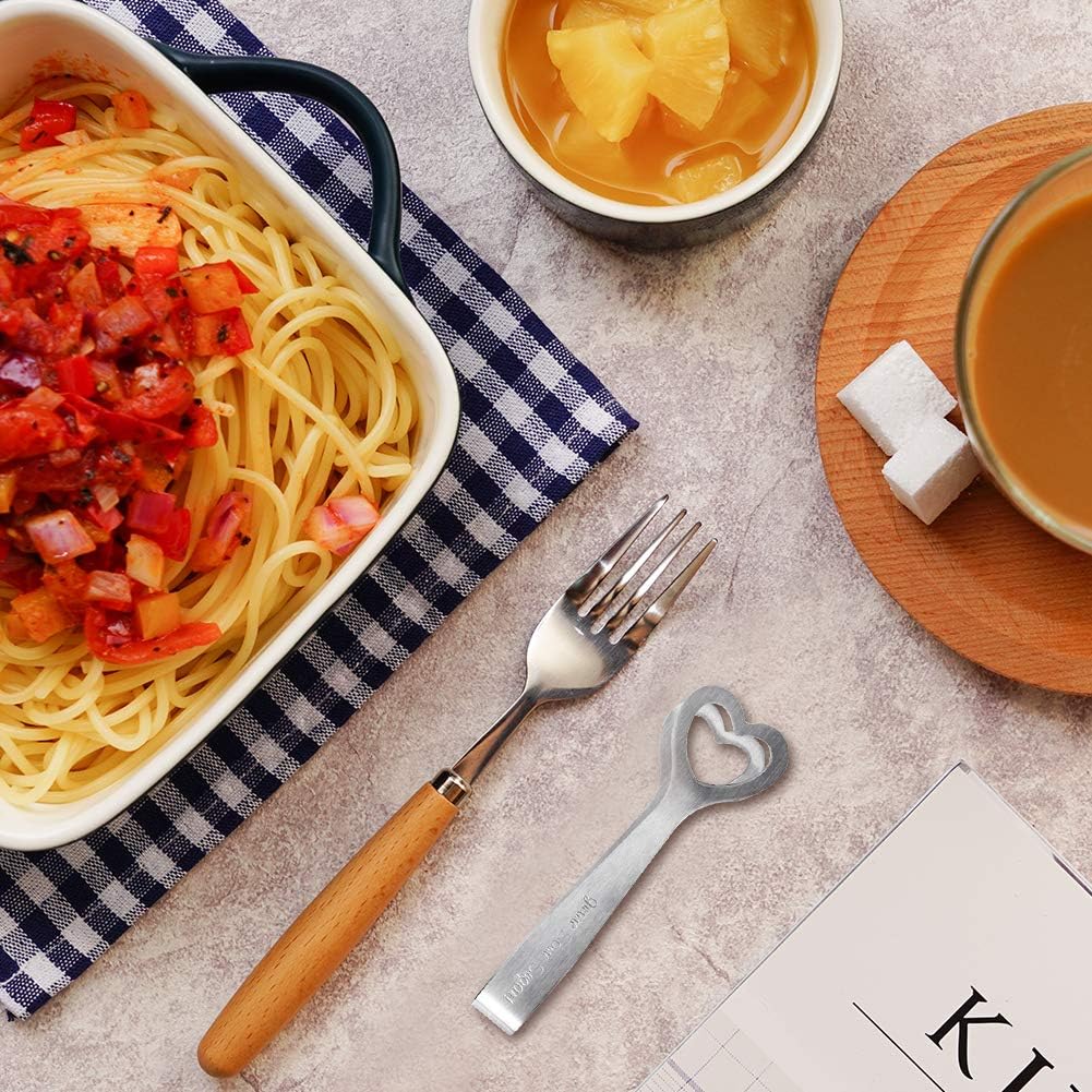 Sugar Tongs Set of 3,Stainless Steel Shape of Heart Sugar Cube Tongs,Also used as ICE Tongs Kitchen Clips Food Tongs Perfect for Tea Party Wedding