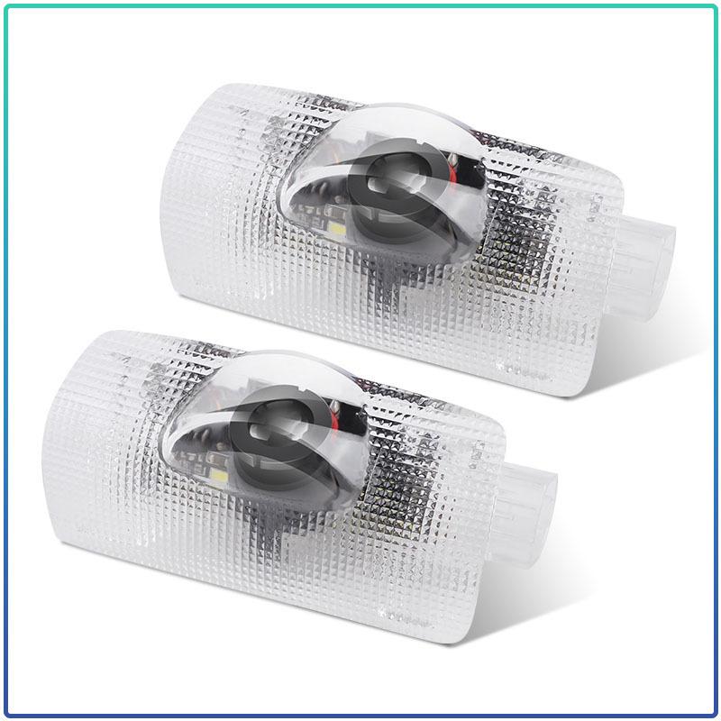 2 szt. Lampki Powitalne LED do Drzwi Samochodowych Projektor Logo Światła Duch Cienia Bezprzewodowe Lampki Drzwiowe Dla Toyota Fortuner Chr Verso Prius Hiace Yaris Trd Corolla