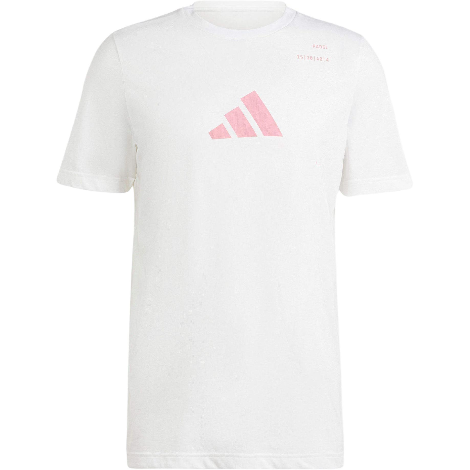 adidas Aeroready Padel Category Graphic T-shirt Asia Sizing  White  Men s IS5212 M