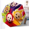 Teletubbies, Characters Automatic Opening and Closing, 8 rib Structure Portable Umbrella, Suitable for Men and Women in All Seasons  Perfect