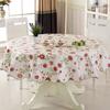 Florals Pattern Tablecloth Oilproof Waterproofs Easy Cleaning Round Table Cover for Home Restaurant Decors Table Cloth
