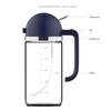 2 In 1 Glass Oil Sprayer Olive Oil Dispenser Press Type Dispenser for Cooking Kitchen Barbecue