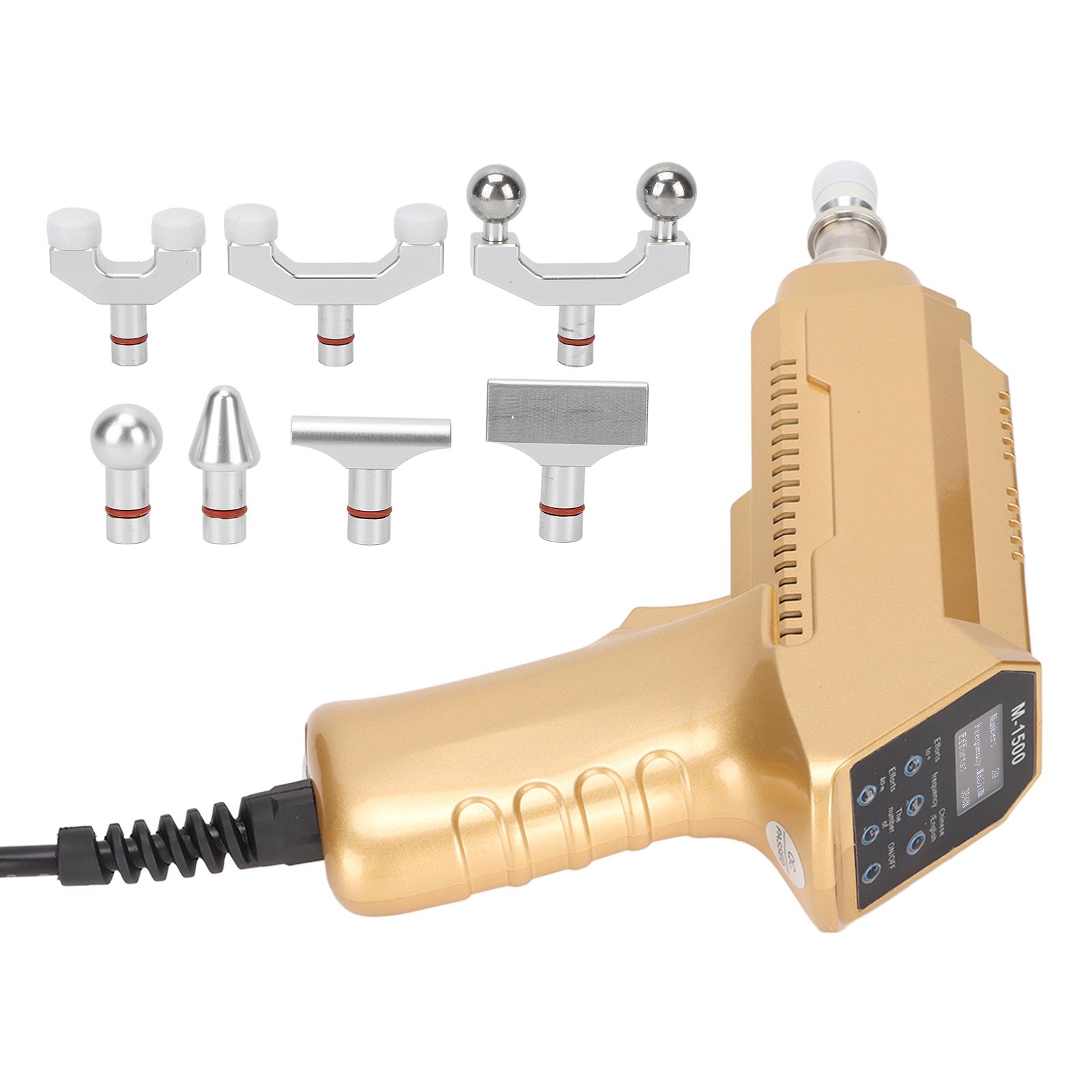 

Электрический массажер для позвоночника с регулируемым импульсным пистолетом, инструмент для регулировки хиропрактики с 30 US Plug