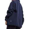PUMA MMQ Polar Fleece Sweatshirt with Stand Collar Unisex Tops Navy-Blue 620820-16