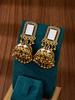 Elegant Retro Indian Tassel Bell Pendant Earrings - High-End Fashion Women's Metal Statement Piece