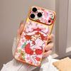 Animated S-Strawberry S-Shortcake For IPhone 17 Pro 17 Pro Max Rear Skin Wrap Decal Protective Sticker