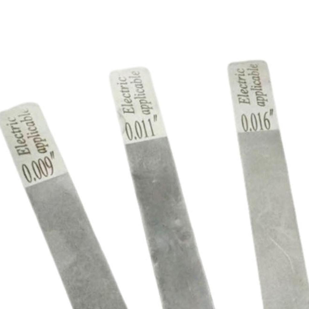 6x Guitar Gauged Nut Slotting File Set,Practical,Sturdy,Luthier,Repairing Tool Kit,Stainless Steel,for Guitar Maintainence ,