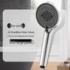 5-Speed Handheld Shower Head with Large Panel & Water Filter for Enhanced Bathing Experience