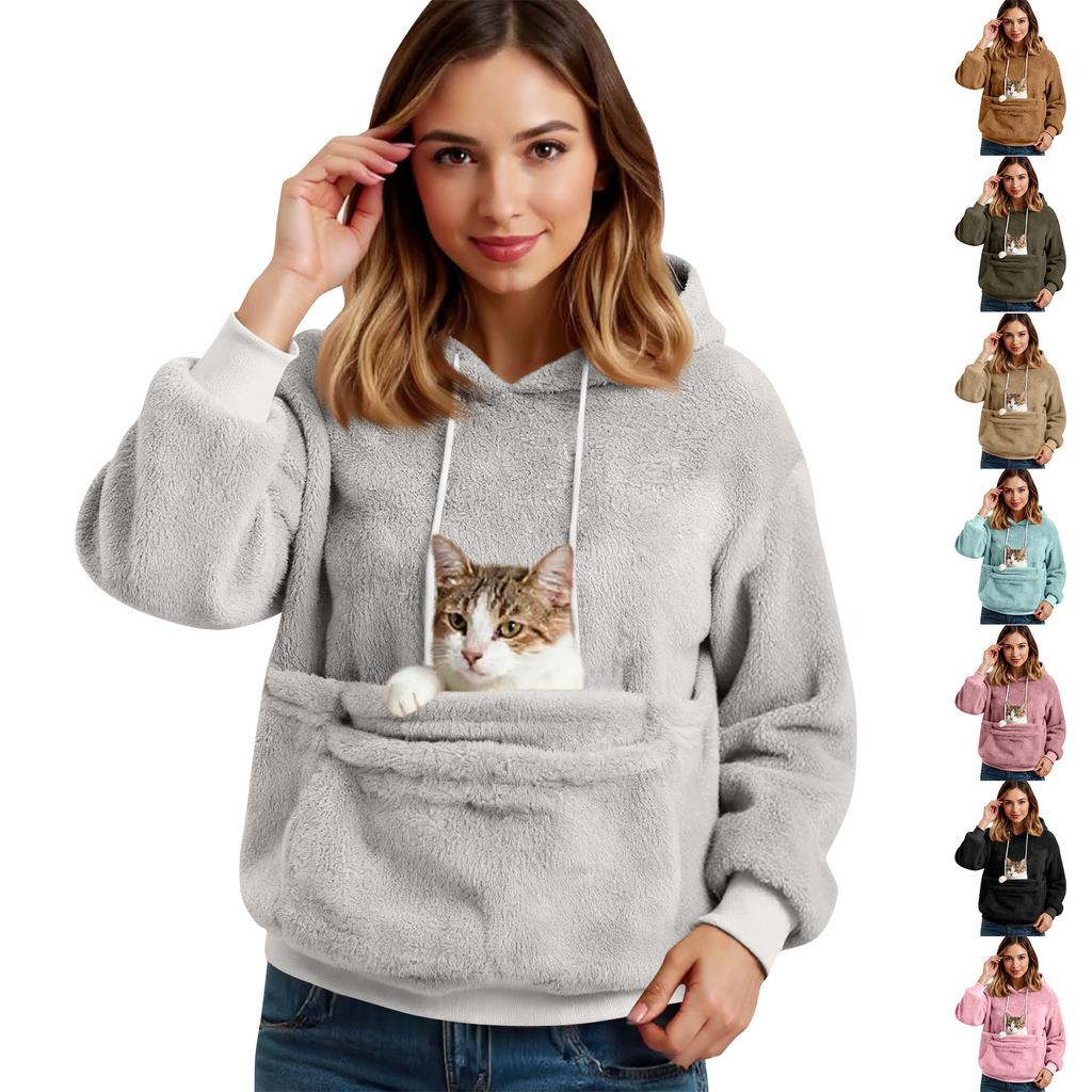 Women's Fashion Solid Color Long Sleeve Casual L Stand Collar Pullover Top