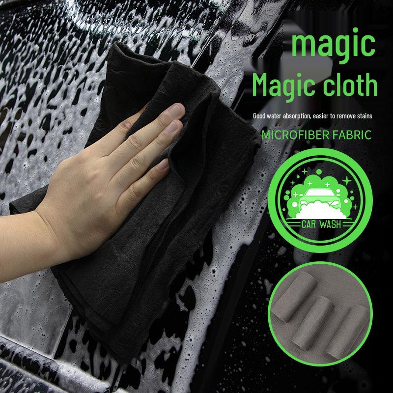 50x50 Large Glass Cleaning Cloth - Thick, Water-Absorbent, Dust-Removing Towel for Cars