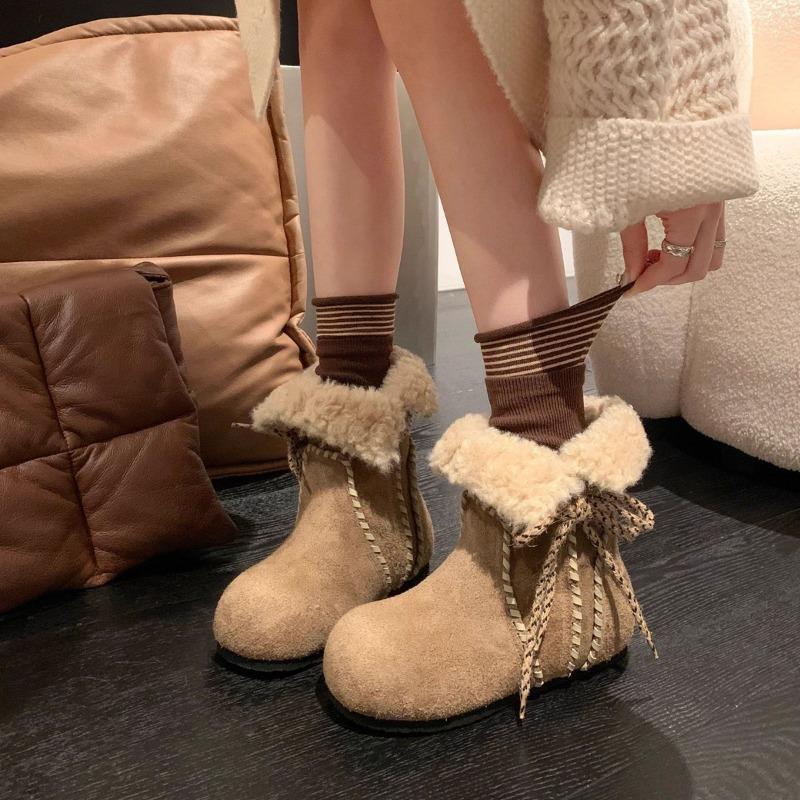 New Height-increasing Snow Boots, Warm Cotton Boots and Women's Shoes