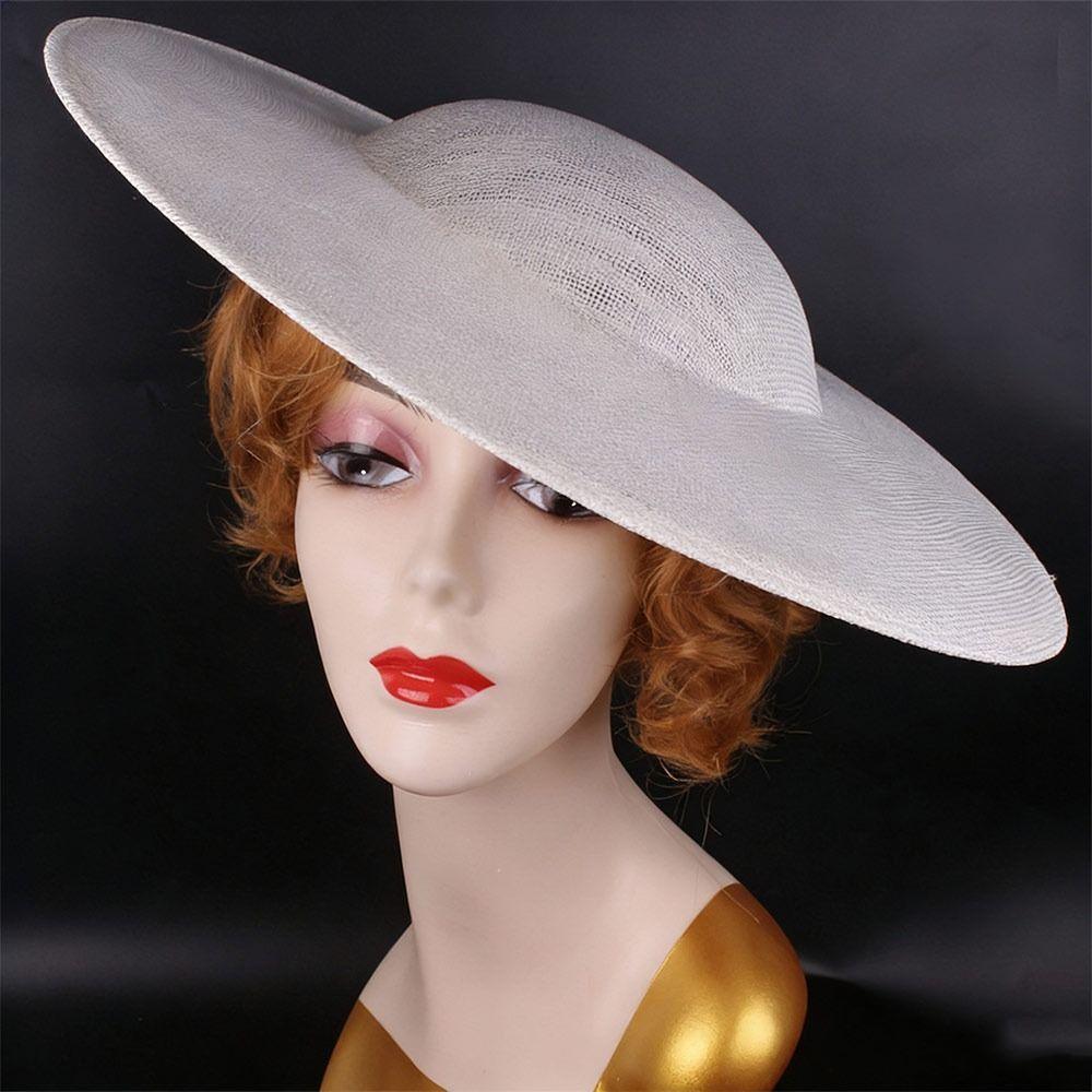 Fashion 40cm Fascinators Base Big with Clip Hair Accessories Hat DIY Women Wedding Headpiece for Cap Supplies