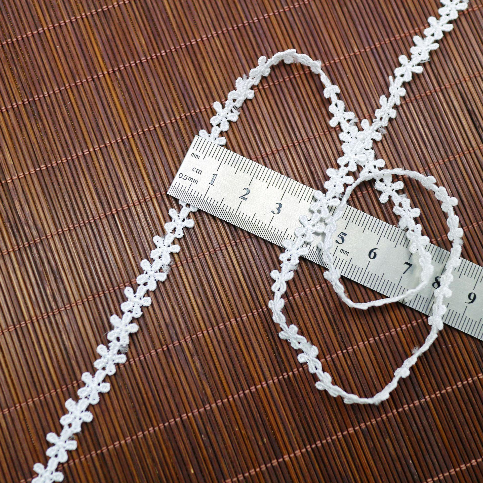 

Полый Полиэстер Легкое Водорастворимое Кружево, Материалы для Шитья Одежды DIY Свадебная Цепочка на Ключицы Наплечные Ремни Аксессуары 8913007