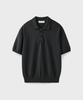 Yunionbeullu Hard Twist Comfort Polo Knit [Graphite]