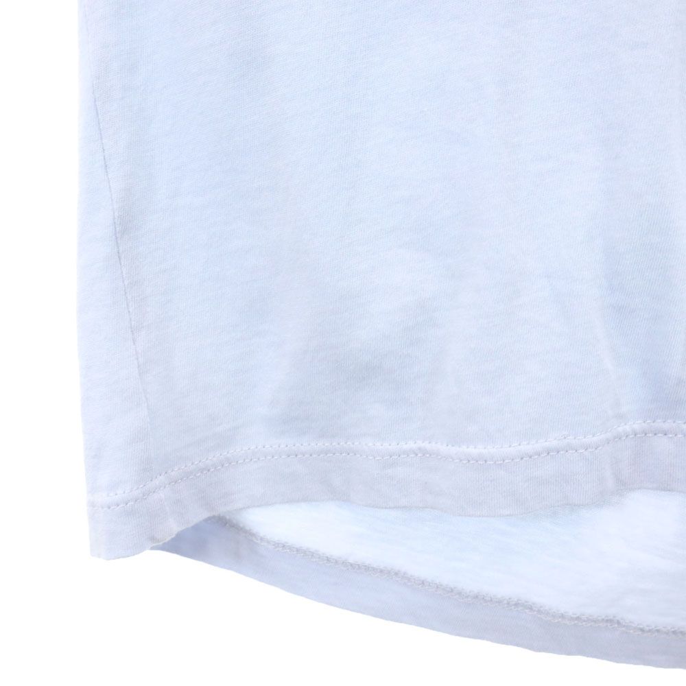 MARTIN MARGIELA Made In Italy Long Sleeve V Neck T-shirt 46 Blue Men's Used