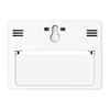 Home Digital Thermo-Hygrometer Ultra-Thin LCD Big Screen Measures Temperature Humidity with Time Clock Display Plastic For Room 2