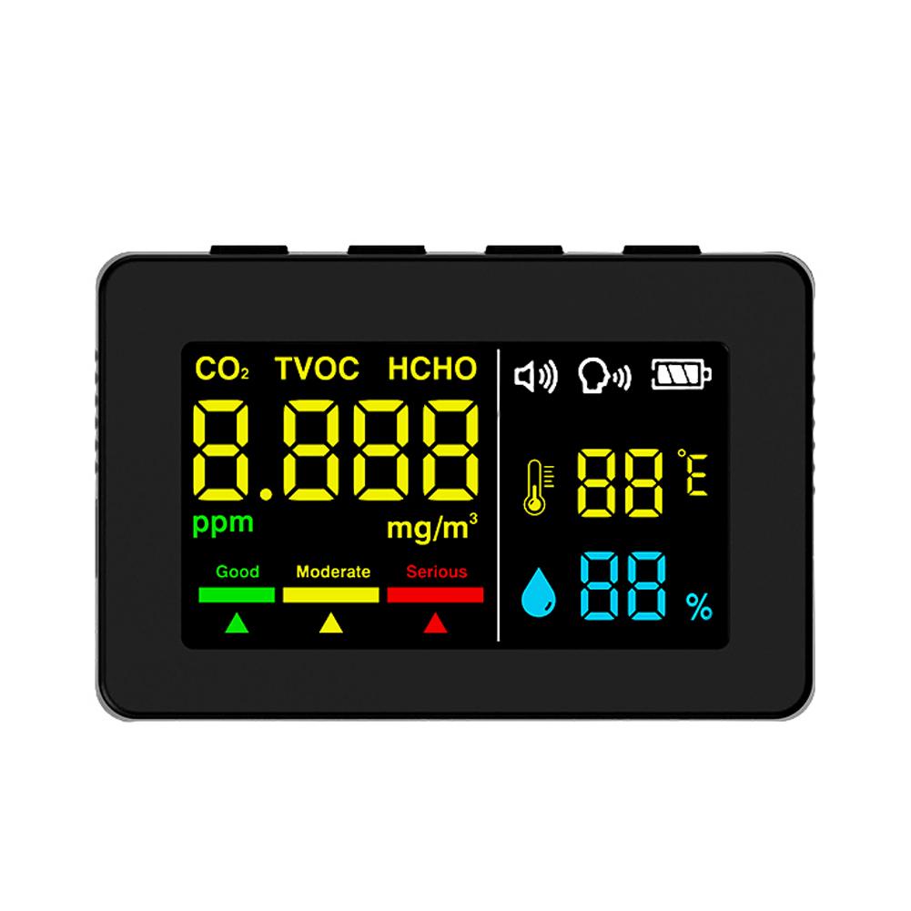 Electrochemical Formaldehyde Sensor Air Quality Detector HCHO TVOC CO2 Tester High Precise