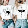 Two Sided Toothless Dragon Botanical Tshirt Dragon Movie T-Shirt Dragon Graphic Shirt Men Women Short Sleeves Tees Tops