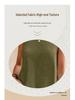 2025 Summer Women's Trendy Two-Piece Set: Loose Cotton Pullover with Round Neck.