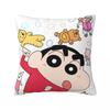 Pillow Cover Crayon Shin-Chans Graphic Cushion Cover Fashion Pillow Case For Sofa Home Decorative Pillowcases