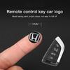 CLSGX1 10Pcs Aluminum Car Key Emblem Sticker Decoration Decals For Honda Civic Fit Jazz Accord Pilot CRV Odyssey Passport City Shuttle