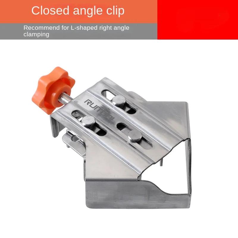 Stainless Steel 90 Degree Angle Clamp Quick Grip Wood Corner Joiner for Picture Frame Cabinet DIY Fixing