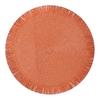 Braided Round Placemats Woven Tassel Table Mats for Kitchen Dining Heat Resistant Natural Fabric Place Mats Indoor Outdoor Use