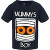 Unique Baby Boys Mummy's Boy Halloween Short Sleeved T Shirt Black