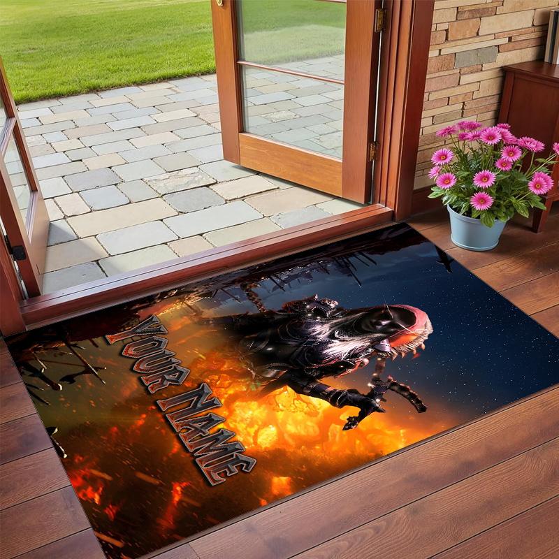 Crystal Velvet Rug Custom Name Text, Soft Non Slip Floor Mat Home DecorWorld of Warcraft