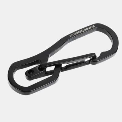 Sartor Black Coated Stainless Steel Carabiner