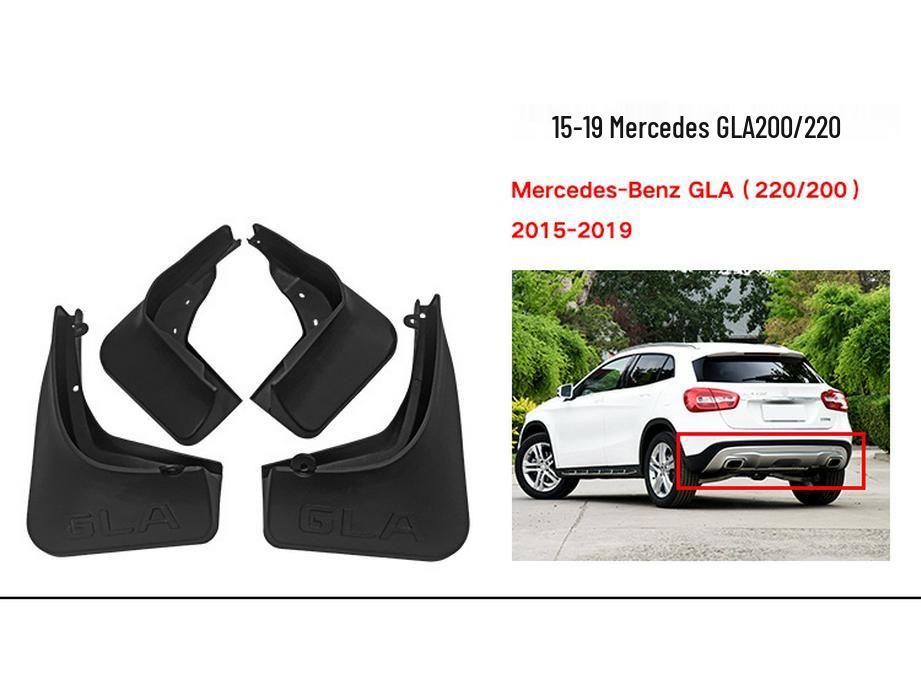 Parafanghi Mercedes-Benz GLA: Protezione per Pneumatici in Pelle per Modelli 180, 200, 220, 245, 260