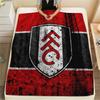 Fulham FC Pattern Flannel Blanket, High Quality Comfortable for All Seasons, Home Decor, Warmth and Comfort, Perfect for Gifts.