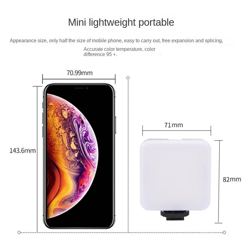 Kapesní RGB výplňové světlo přenosné malé mini LED kreativní atmosférické osvětlení světlo ruční světlo pro natáčení videa a fotografování