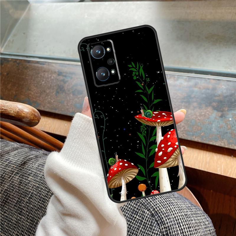 Mushroom Moon Shroom Farmer Case For Realme 13 Pro Plus 11 12 14 C71 C75 C55 C51 C53 C25 C63 C61 C65 C67 GT6 GT7 15 Pro