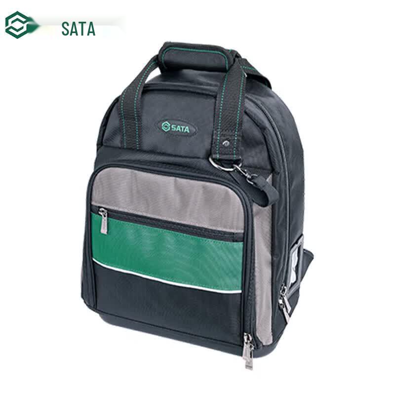 SATA Professional Plastic Bottom Tool Backpack 300x180x400mm