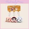 Crayon Shin Chan Plush Keychain Set With Stackable Characters For Kid And Collectors