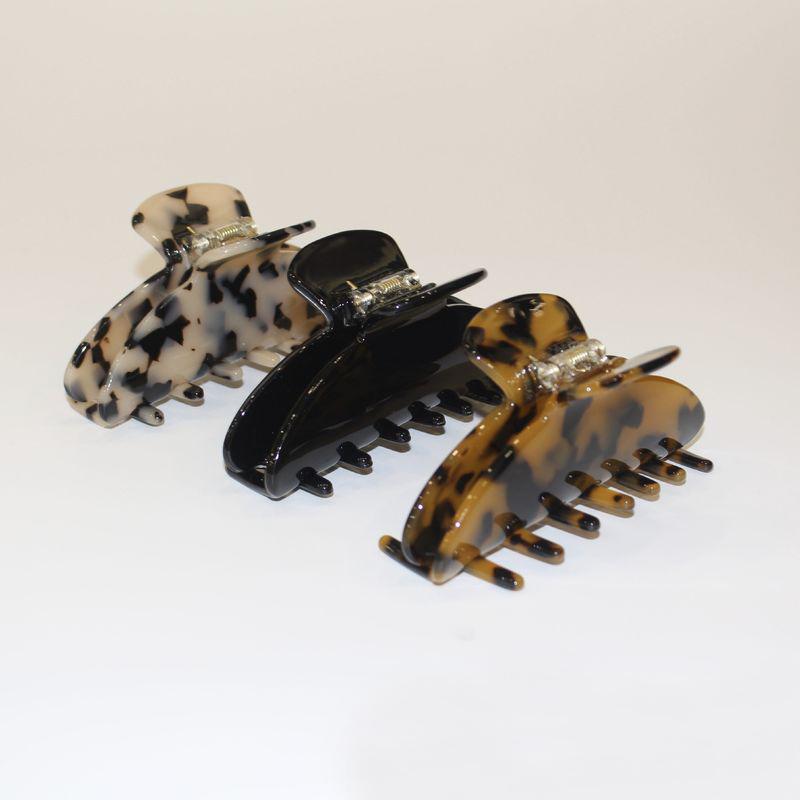 1pc Danish French Sweet Large New Hairpin Large Women's Acetic Acid Grab Clip Premium Shark Clip Hair Clip