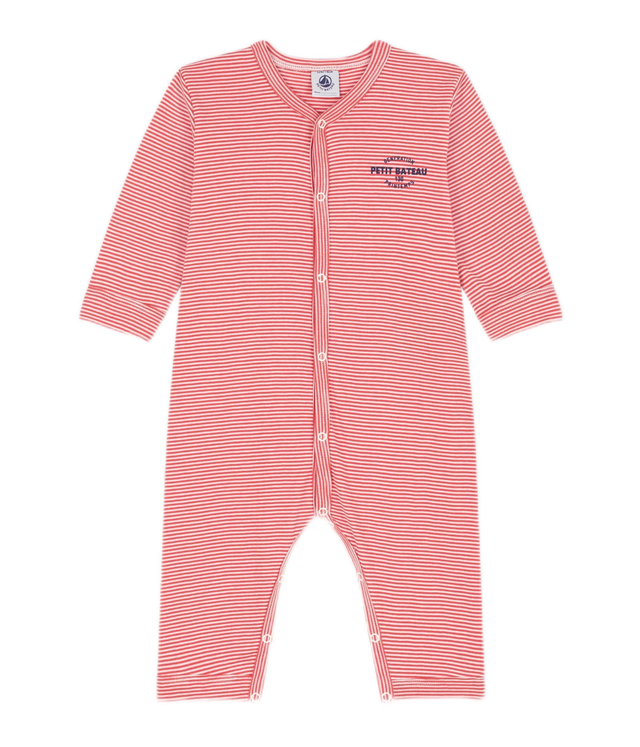 

Mirale Ползунок без ножек A085G 6 месяцев 67 см [Petit Bateau] Оранжевый/Молочный