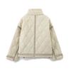 2024 Spring New Arrival Women's Stand Collar Quilted Embroidered Casual Cotton-Padded Jacket Loose Pockets Lightweight Cotton Coat Short Coat 2969050