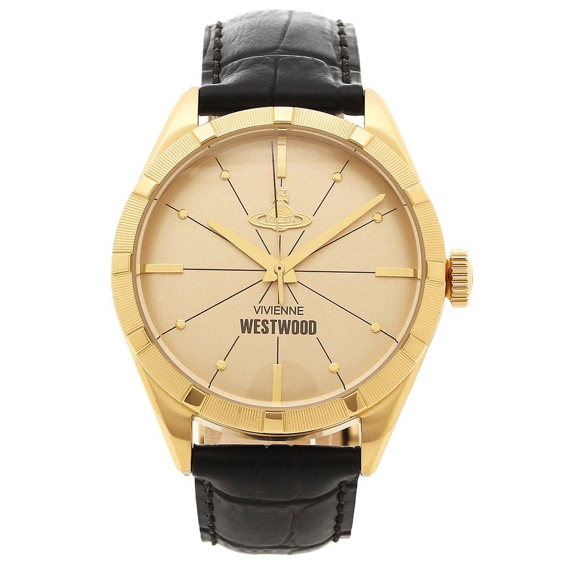 

Часы Vivienne Westwood VV192GDBK черные желтое золото мужские [товар]