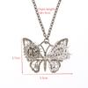 Nice Butterfly Pendant With Various Gears Mechanical Steampunk Necklace Vintage Jewelry Gift