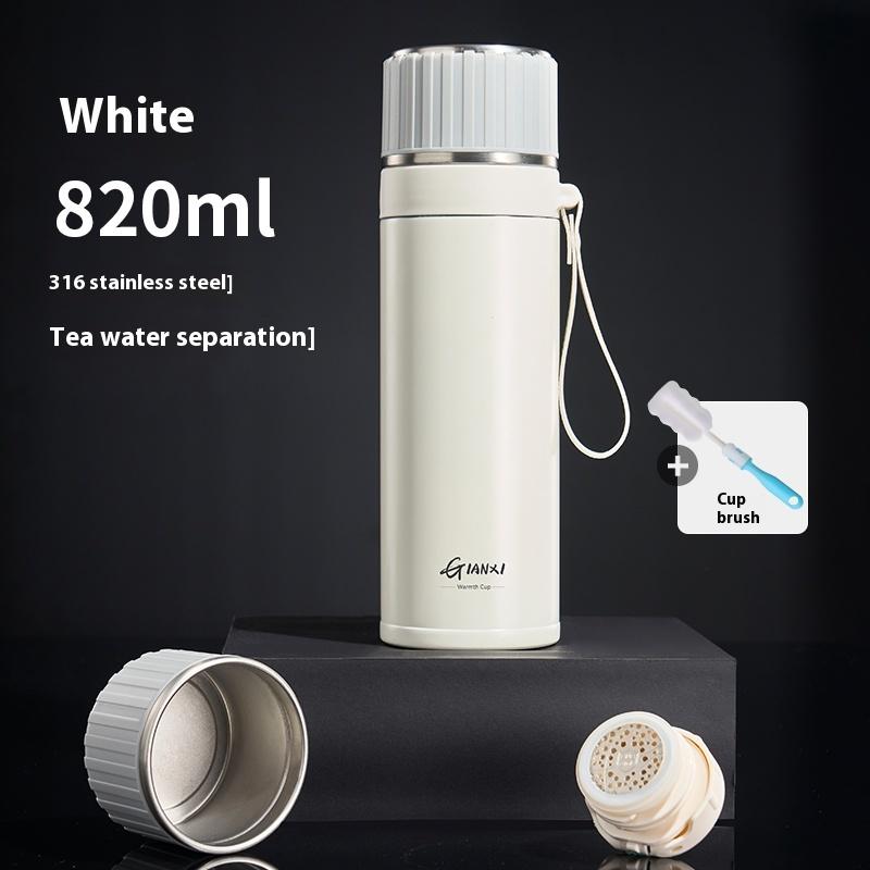 GIANXI Stainless Steel Thermos Bottle Minimalist style Portable Thermal Cold insulation Water Bottle high capacity Vacuum Flasks