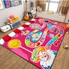 15 Size Snakes and Ladders Game Pattern Rug Carpets for Bedroom Living Room Mat Creative Door Mat Dressing Room Rugs Play Mats