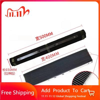 2pcs For Bridgeport Mill Part CNC Milling Machine Accordion Type Way Rubber Cover Set Front +Back 500mm X 650mm + 400mm X 600mm